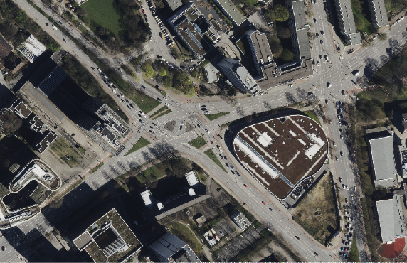 Satellite ortho of the area